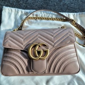 Gucci GG matelassé leather shoulder bag